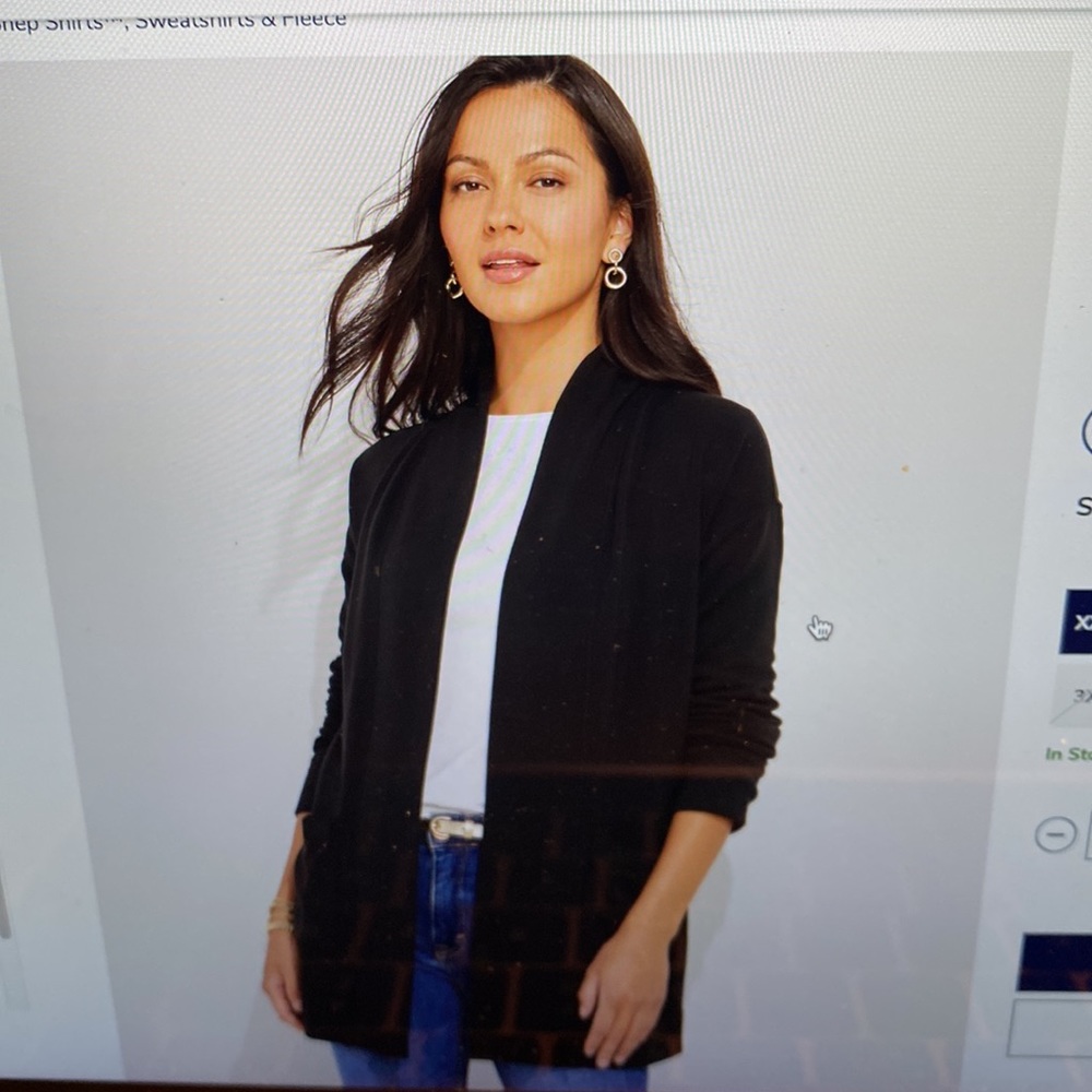 ❤️Ann Taylor Loft open black cardigan - excellent condition Size S